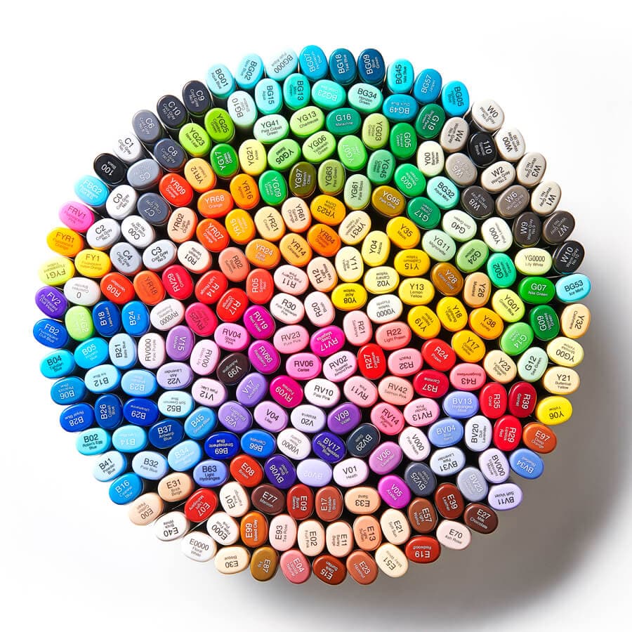 La carta de colores más amplia