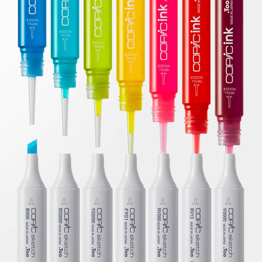 Recargable con tinta Copic