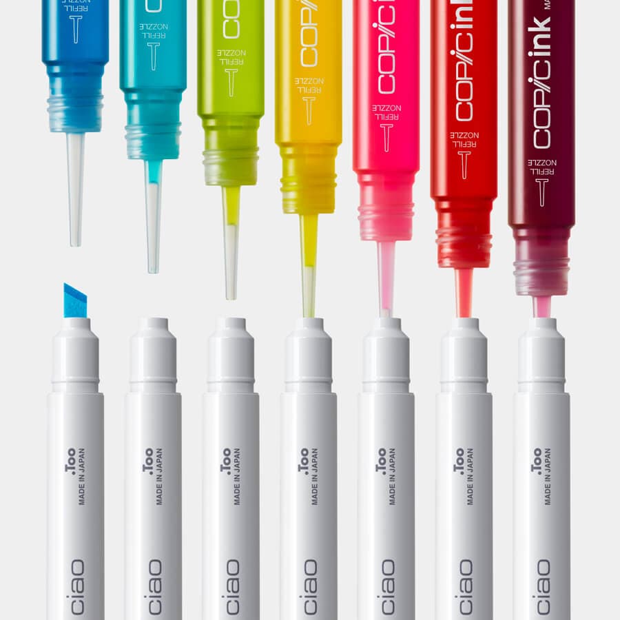 Recargable con tinta Copic